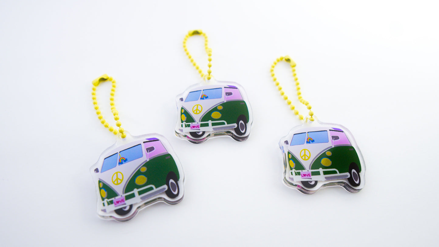 Travel Love van Acrylic Keychain
